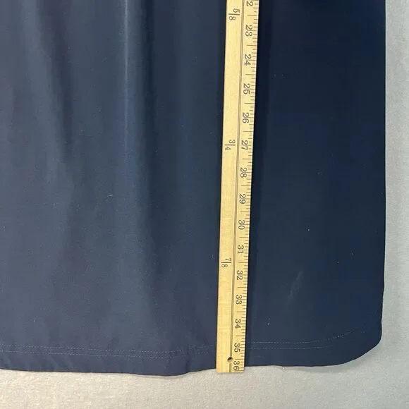 Title Nine Wren Utility Dress Women's M Blue Button Up Long Sleeve Shirt - Picture 6 of 8